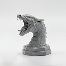 dragon bust 1 3d print model - Mito3D