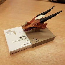 dragon card box business business card business card holder card dragon office 3d print model - Mito3D