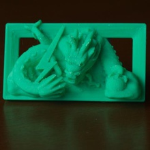 dragão nuvem arte 3d print model - Mito3D