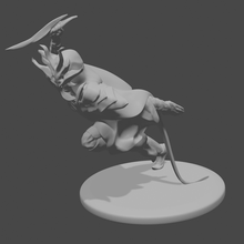 dragon culte assassin miniature table dnd personnage coquin 3d print model - Mito3D