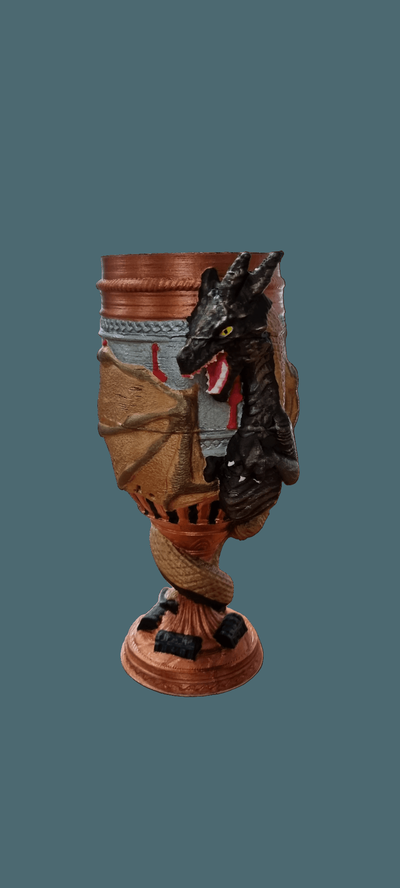 dragon cup home 3d print model - Mito3D