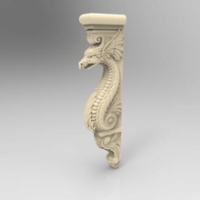dragon art de la décoration à maison 3d print model - Mito3D