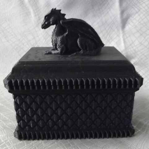 dragon dadi casella di gioielli vari drago i box dialogo 3D print model - Mito3D