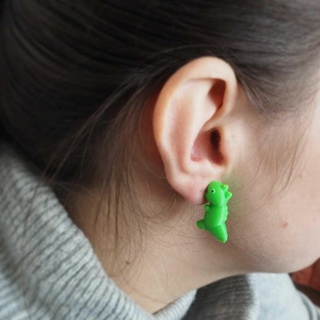 dragon earring animal jewelry 3d print model - Mito3D