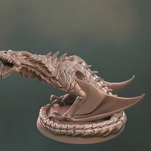 Dragão fantasia miniatura criatura fera mini 3d print model - Mito3D