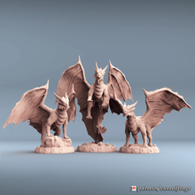 ejderha fantezi 3 model paketi sanat büstleri ejderhalar dragonsculpture heykel rpg dekorasyon 3dpainting 3d print model - Mito3D