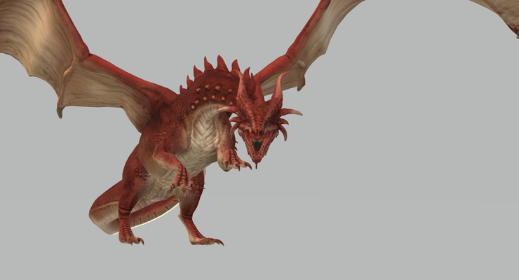 drago figura dragoni magia 3d print model - Mito3D