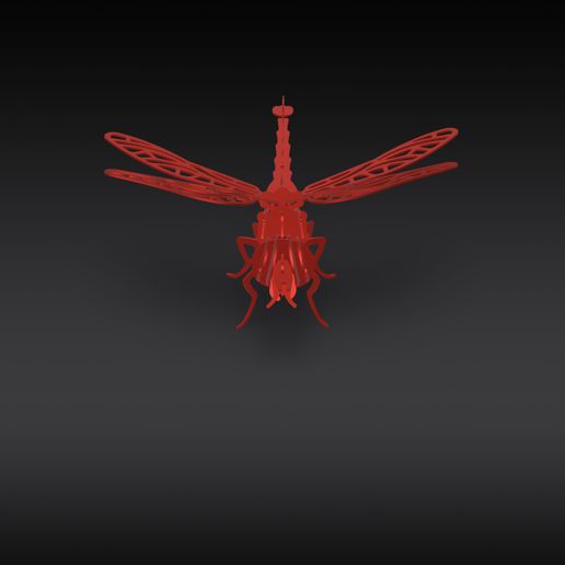 Drachen Fliege 3D print model - Mito3D