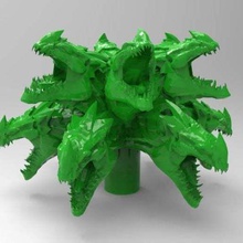 dragon fountain 10 outdoor_garden 3d print model - Mito3D