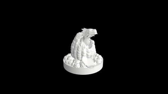 Dragão filhote 3d print model - Mito3D