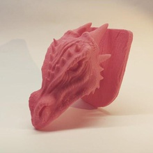 dragon hd art animal la mitología deco d&d papel 3d print model - Mito3D