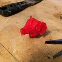 ejderha kafası sanat yaratıklar fantezi 3d print model - Mito3D