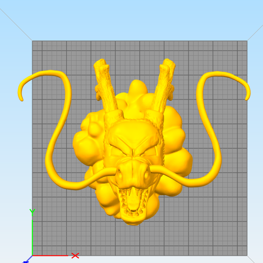 Drachen Kopf Shenron 3D print model - Mito3D