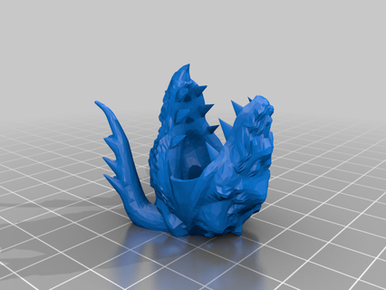 dragon head straw topper fantasy party favor kitchen dining 3d print model - Mito3D