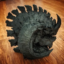 tête de dragon art high poly zbrush Impression 3d mmorpg 3d print model - Mito3D