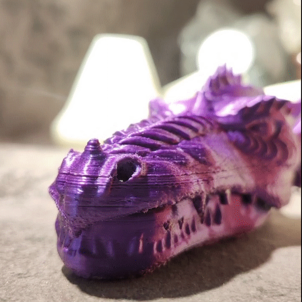 Ejderha tütsü Kulp destek ev dekor yeni yıl 3D print model - Mito3D