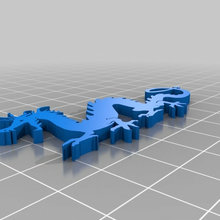 dragon key ring 3d_printing 3d print model - Mito3D