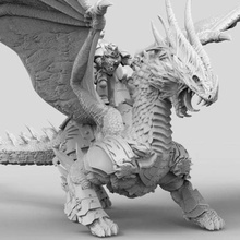 Drago cavaliere cerimoniale attrezzo 40k astartes marino spazio warhammer 3d stampa 3d print model - Mito3D