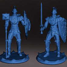 Ejder kılıç Kalkan gürz Ortaçağ fantezi Minyatürler rol yapma oyunu şövalyeler oyun Beyler minyatür tahta dyd warhammer senaryo 3d print model - Mito3D