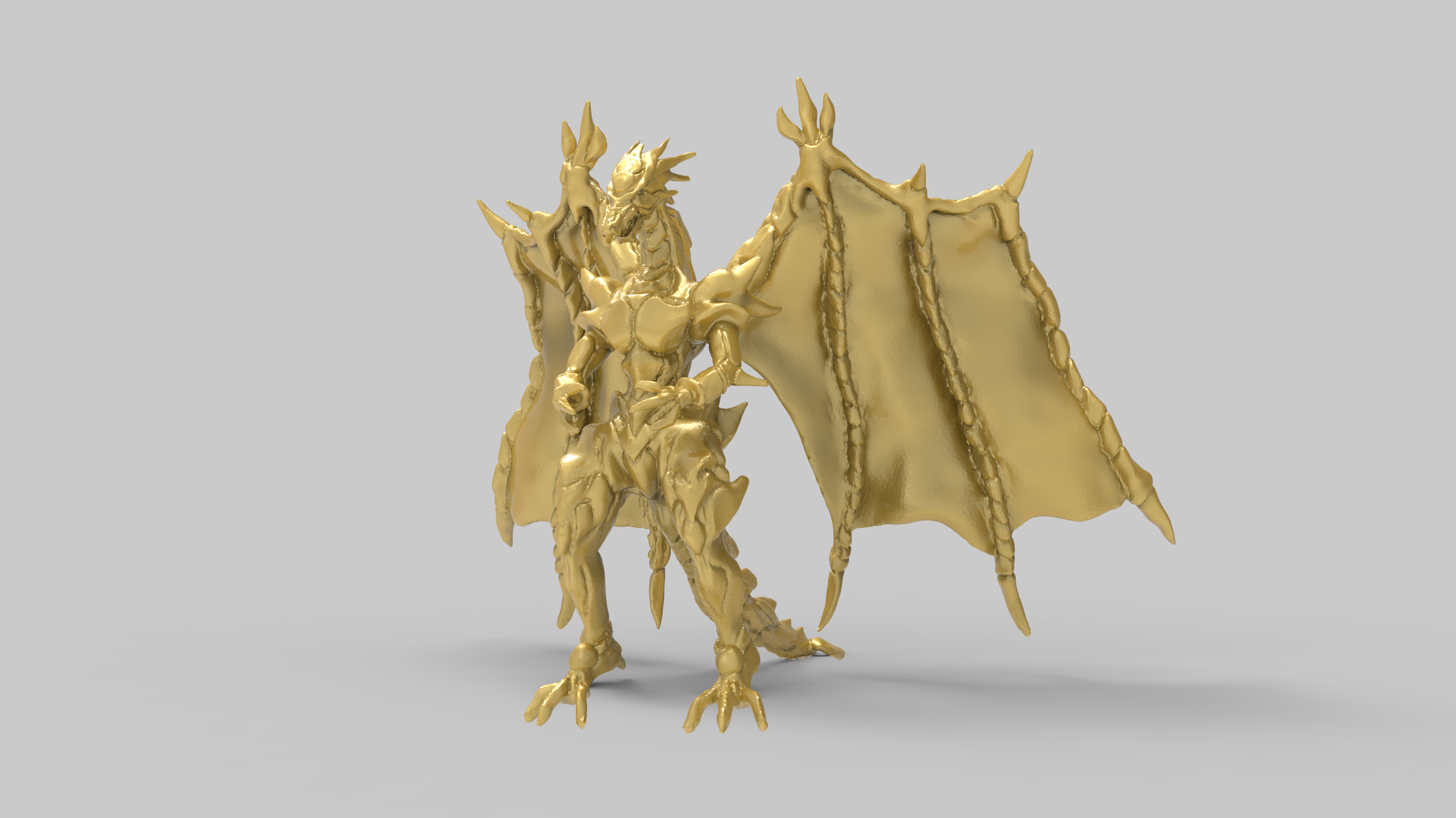 dragon man 3d-print model file dragon-model dragon-3dprint-model dragon-cad-file dragon-earrings dragon-pendant dragon-stl-file dragon-jewelry-file 3D print model - Mito3D