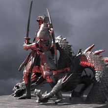 dragon master ronin 3d print model - Mito3D