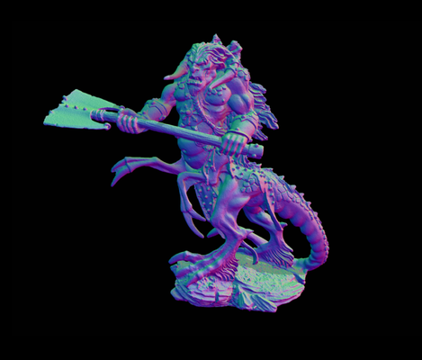 dragon ogre hybrid oldhammer game fantasy beasts beast aos 3d print model - Mito3D