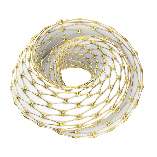Dragão padronizar Klein superfície arte matemática presente Voronoi geométrico decoração Projeto 3D print model - Mito3D