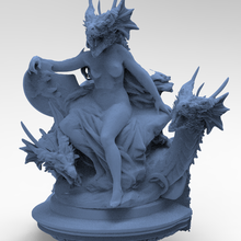 dragon queen throne asset ocean priest man spirituality apostle monk character religion people miniatures figurines holy kult cult greece fantasy hades angel lady 3d print model - Mito3D