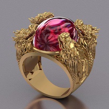 dragon ring jóias 3d print model - Mito3D