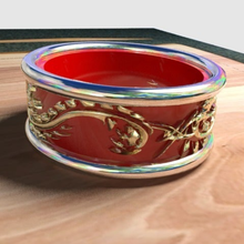 dragon ring jóias anéis anel dragão 3d print model - Mito3D