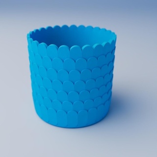 Ejderha ölçek Fincan konteyner Kulp destek Kupa yılan 3d print model - Mito3D
