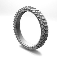dragon scale ring jewelry snake skin jewel art fashion 3d print model - Mito3D