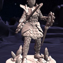 dragon scale warrior dungeons and dragons 3d print model - Mito3D