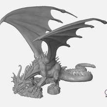 Drachen Skulptur Kunst 3d-scan dragon statue durchsucht Replikate 3d print model - Mito3D