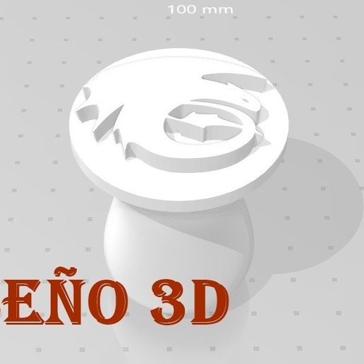 dragón sello art de cera los sellos herramientas del arte 3D print model - Mito3D