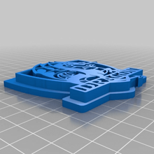 dragon shield custom plaque toy_game_accessories 3d print model - Mito3D