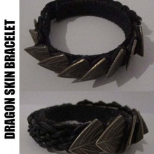 drago bracciale in pelle gioielli braccialetto bracciali 3d print model - Mito3D