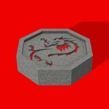 dragão talismã jackie chan jogo talismãs 3d print model - Mito3D