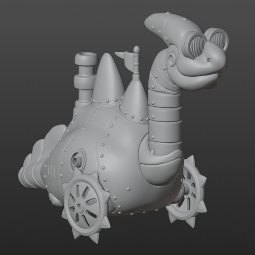 dragon tank 3D print model - Mito3D