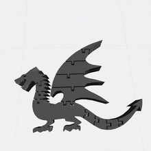dragon jouet 3d print model - Mito3D