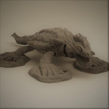 dragon turtle game miniatures ttrpg d&d dungeons dragons 3d print model - Mito3D