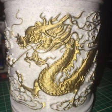 dragon vase pen holder tool 3d printing 3d print model - Mito3D