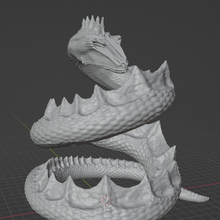 dragon viper 3d print model - Mito3D