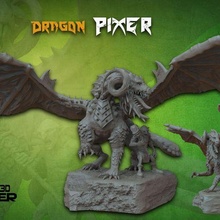 dragon warhammer d&d 3d print model - Mito3D
