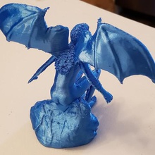 dragon wing ragazza art la scultura ali donna bruciatore di incenso 3d print model - Mito3D