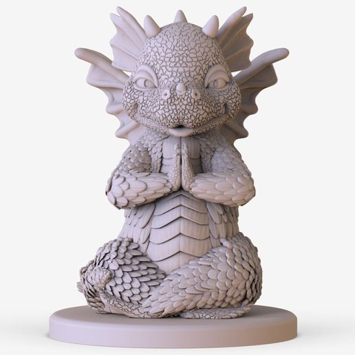 dragon yoga pose 3D print model - Mito3D