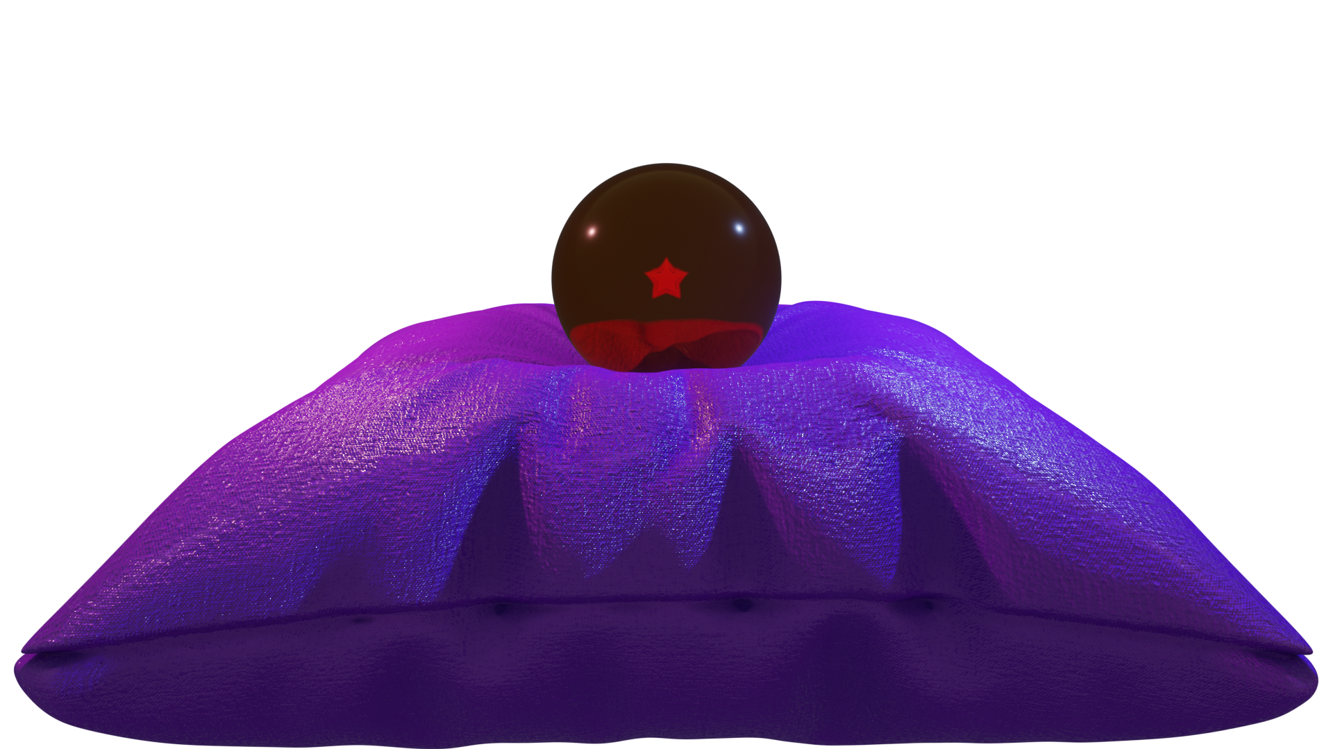 dragonball crystal ball pillow art anime 3D print model - Mito3D