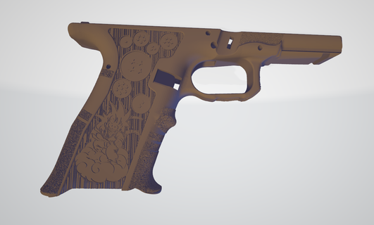 Ejder topu glock 19x p80 raylar g19x 3d print model - Mito3D