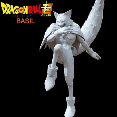 dragonball super basil dragon goku xeno figure paint miniature replica 3d print model - Mito3D
