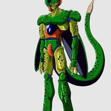 dragonball z imperfect cell art creatures dragon ball 3d print model - Mito3D